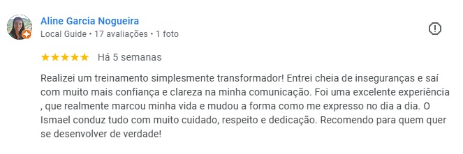 Depoimento de Aline Garcia Nogueira